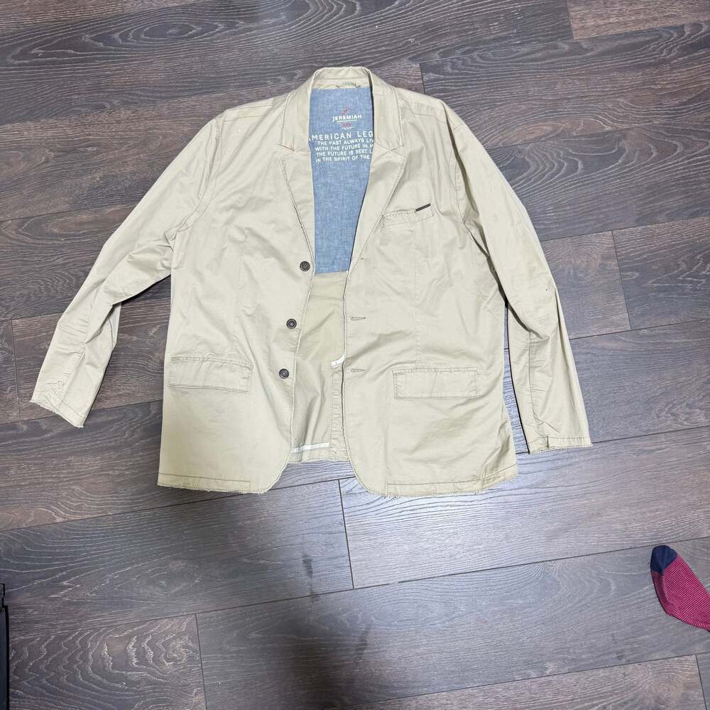 Jeremiah American Legacy Khaki Blazer Jacket XXL Casual Mens Unstructured Sport